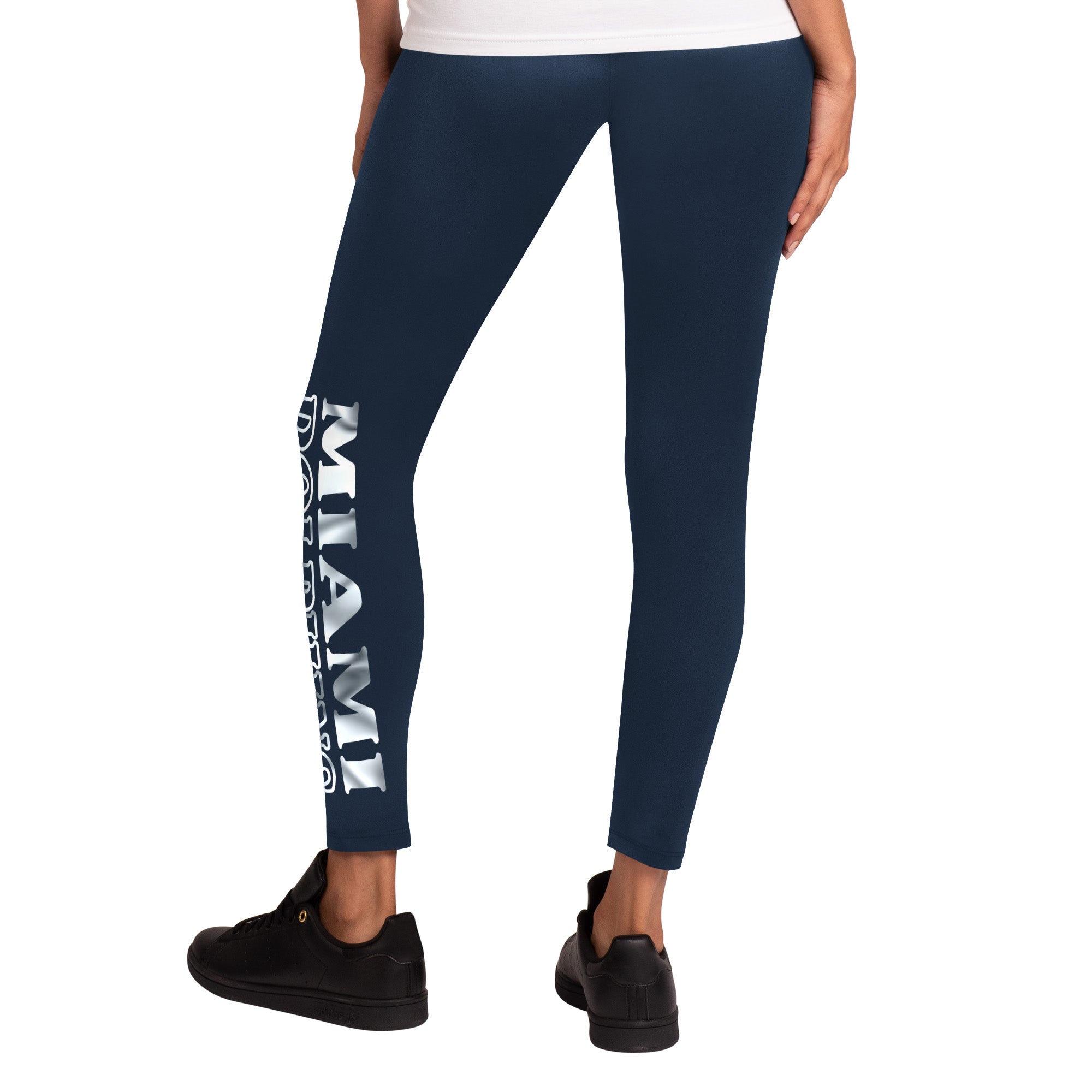 Miami Dolphins Women's Stadium Leggings - Navy