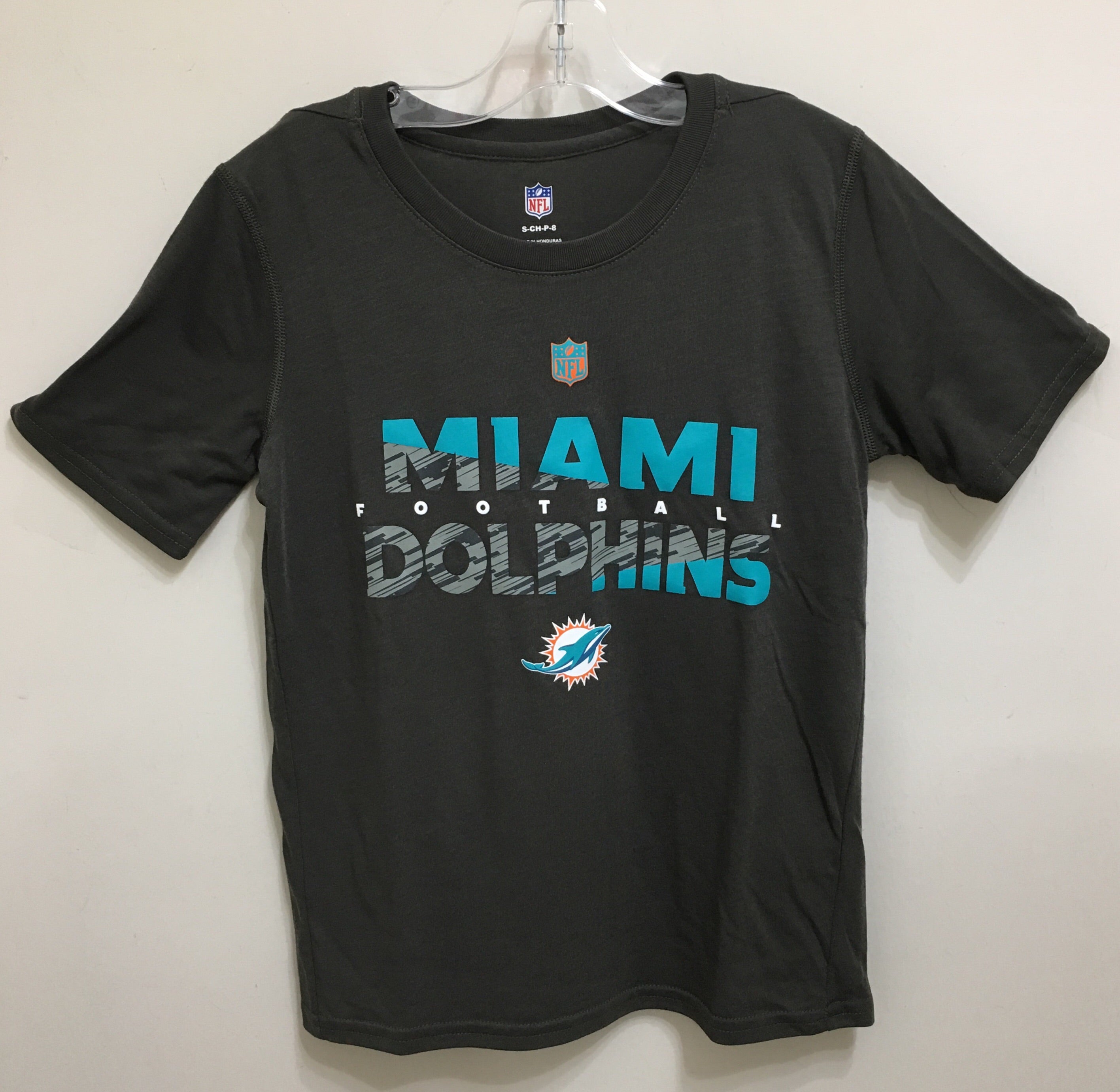 Miami Dolphins Youth Performance T-Shirt - Grey