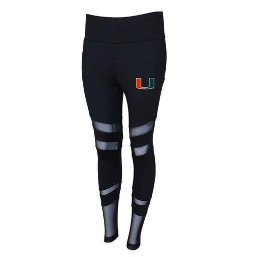 Miami Hurricanes Ladies Interval Sublimated Leggings