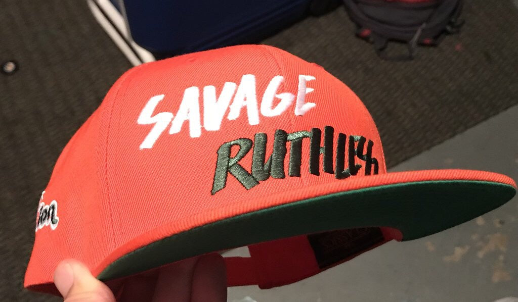 Duh Nation Savage Ruthless Snapback Hat