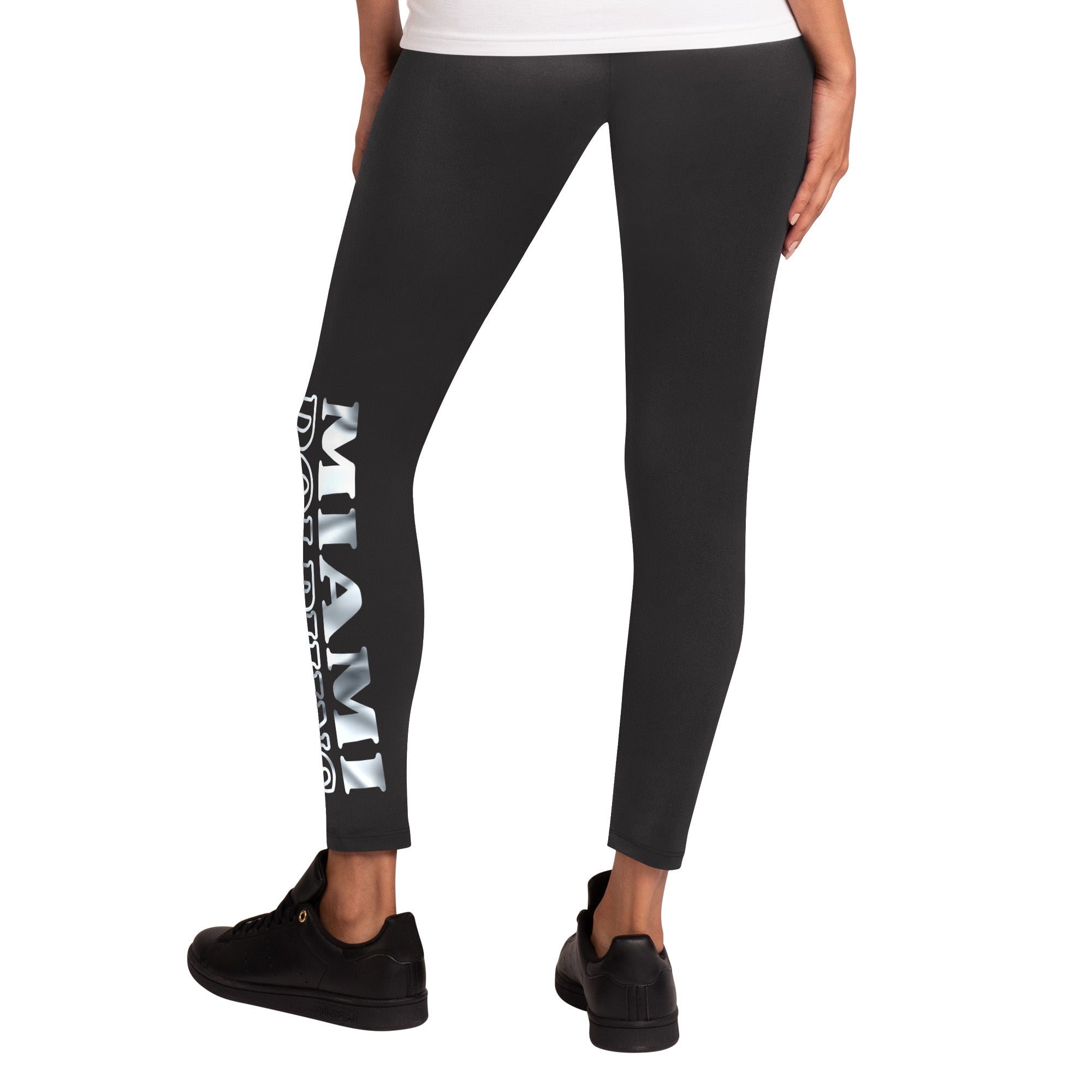 Miami Dolphins Women's Stadium Leggings - Black