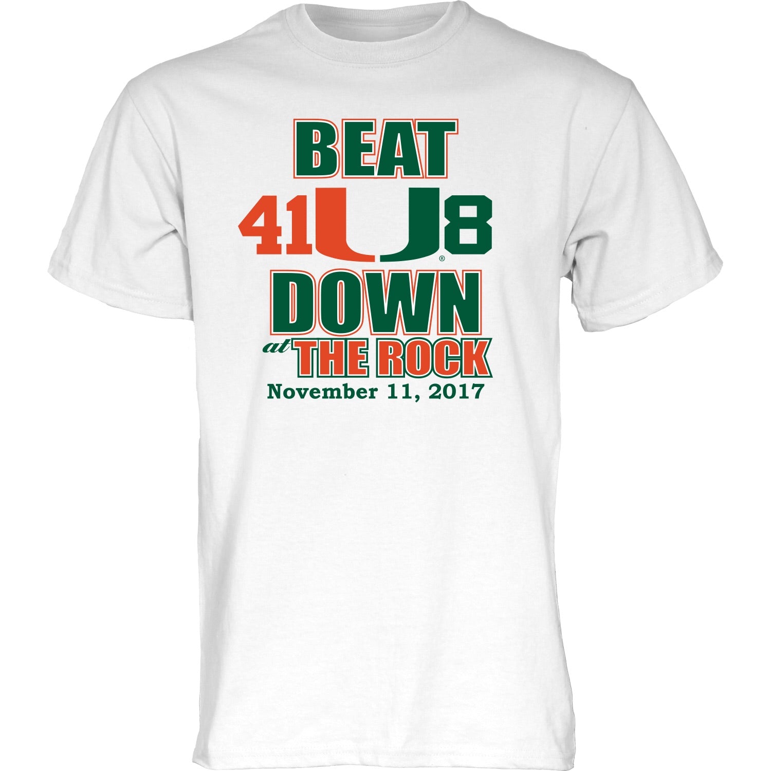Miami Hurricanes Beat Down 41-8 T-Shirt