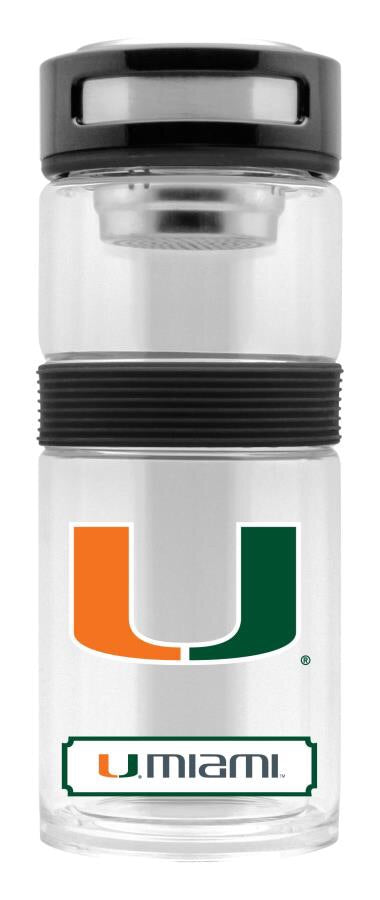 Miami Hurricanes Double glass Travel Thermos