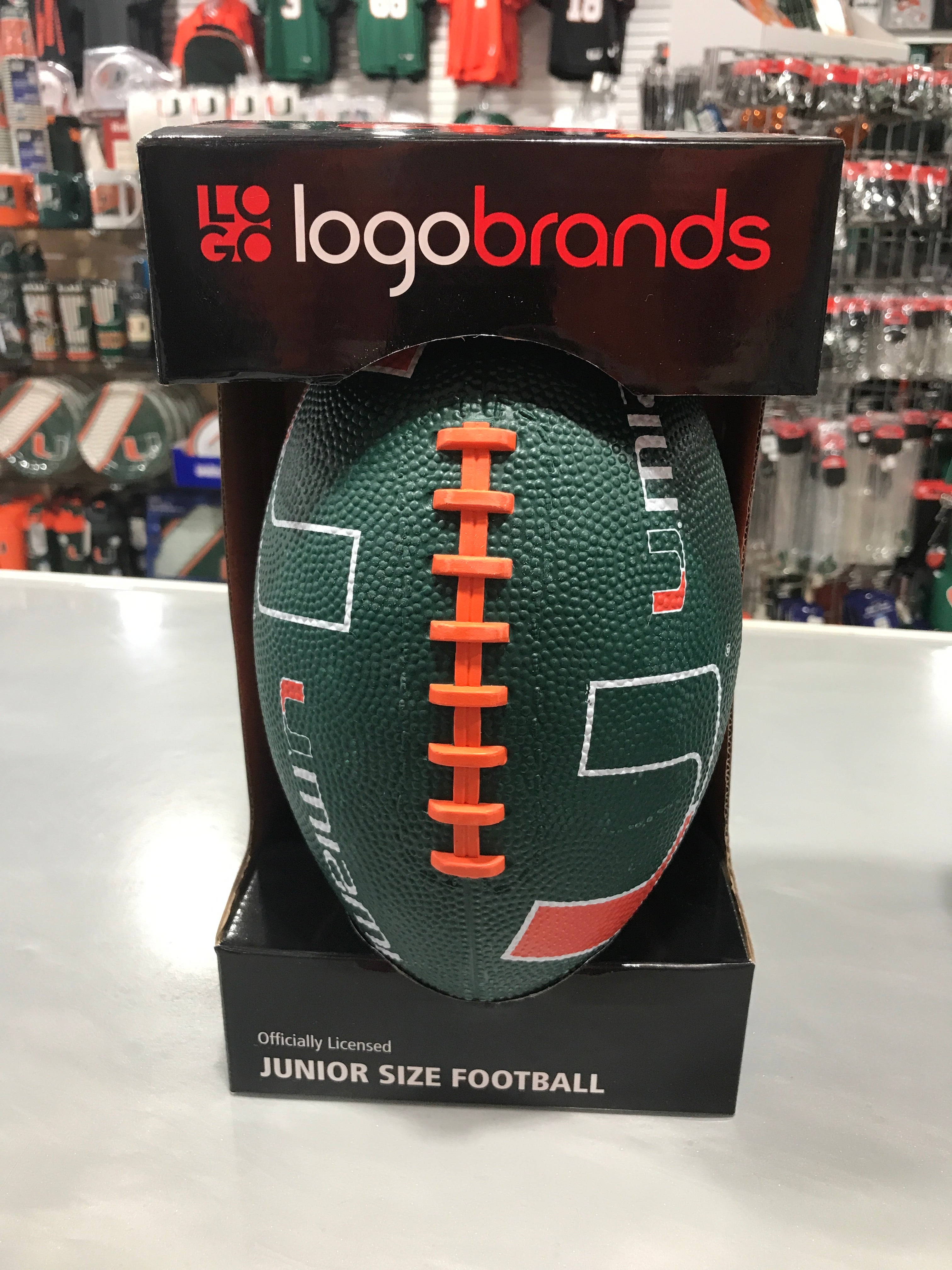 Miami Hurricanes UMiami Junior Size Football