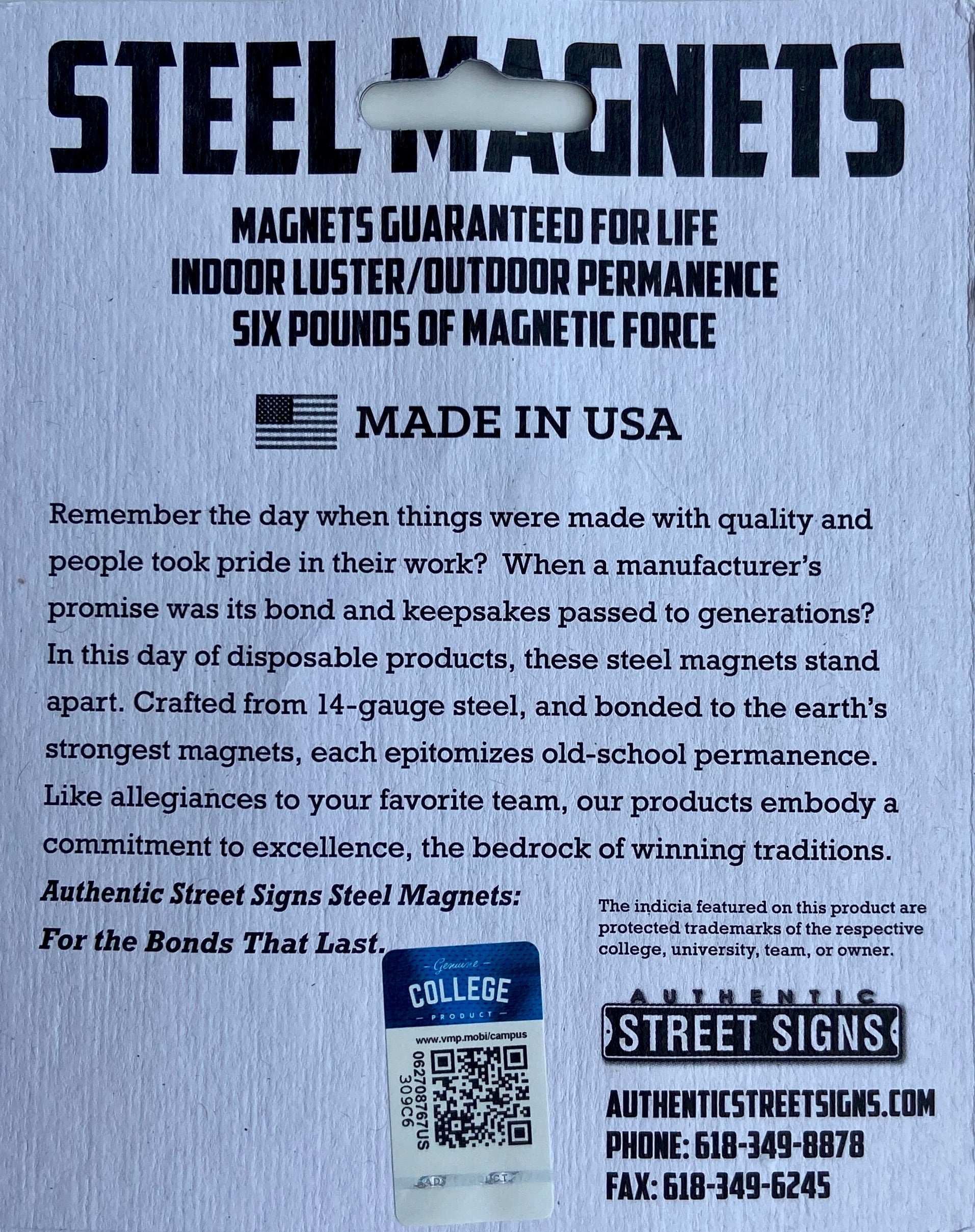 Miami Hurricanes Steel Magnet - Vintage Ibis