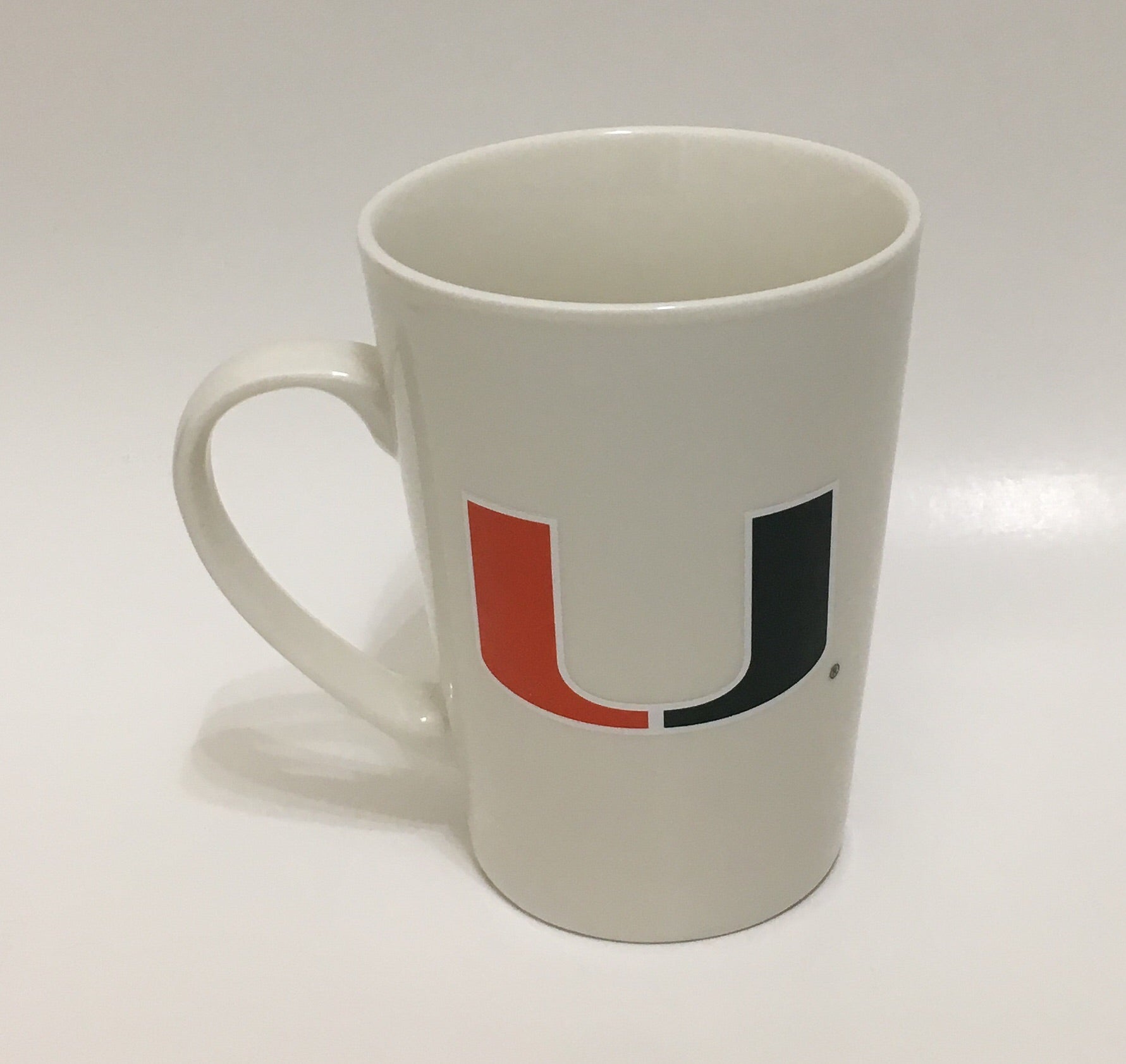 Miami Hurricanes New Bone China Mug 18 oz - Beige