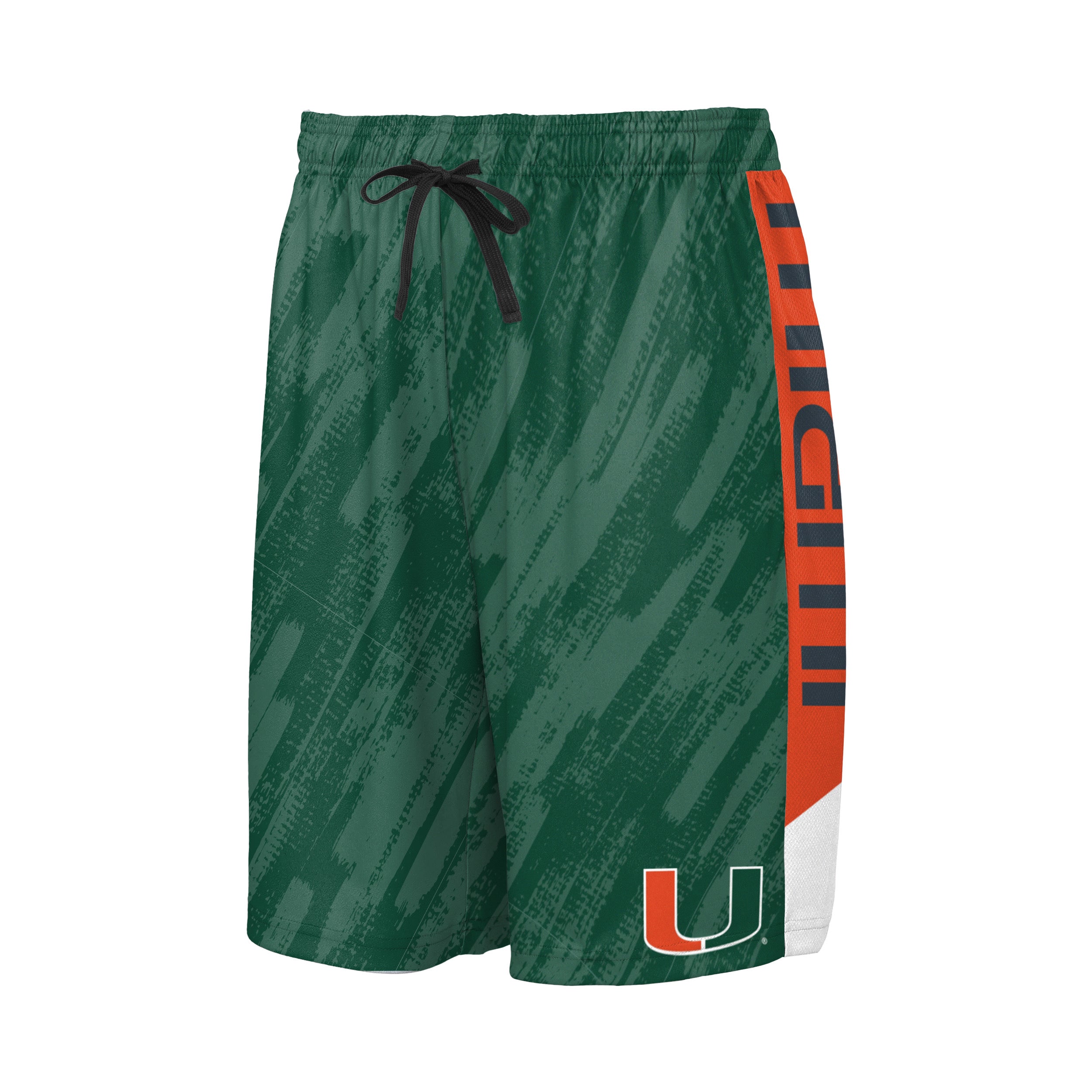 Miami Hurricanes FOCO Miami Static Mesh Shorts - Green