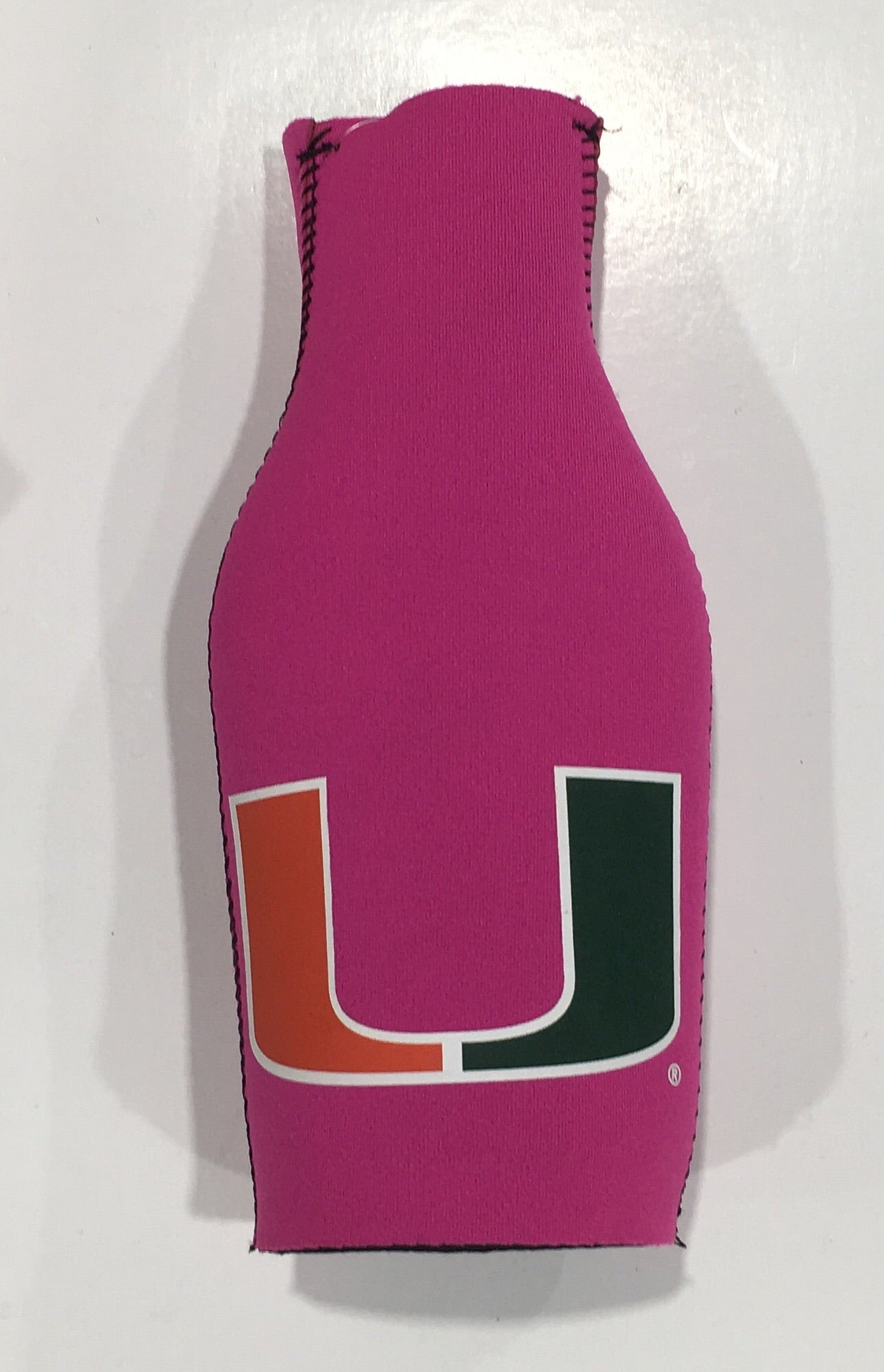 Miami Hurricanes Hot Pink Koozie