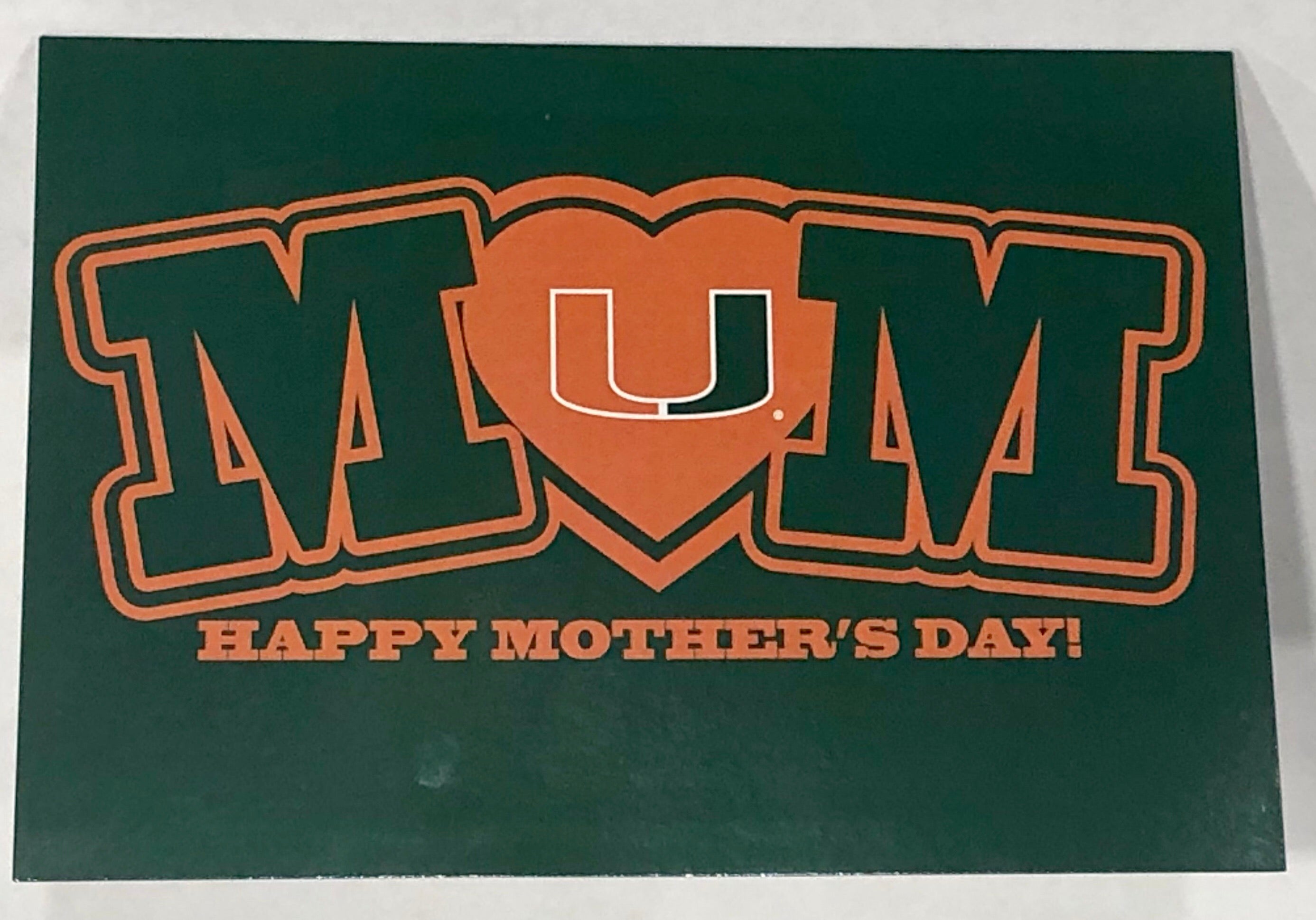 Miami Hurricanes Mother's Day Card