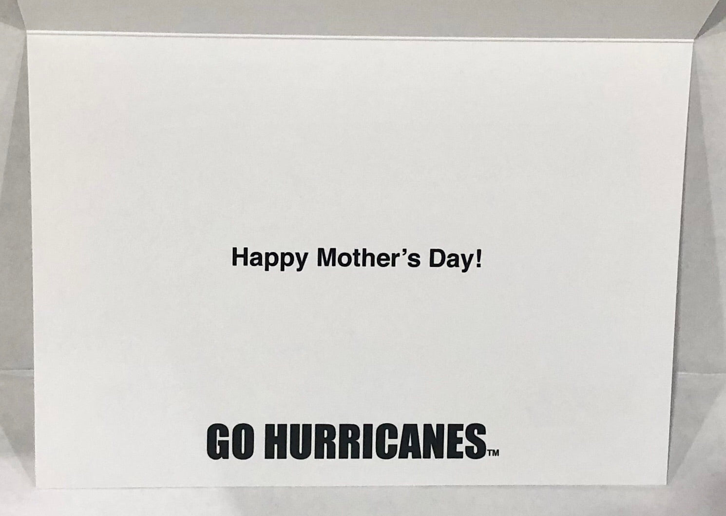 Miami Hurricanes Mother's Day Card