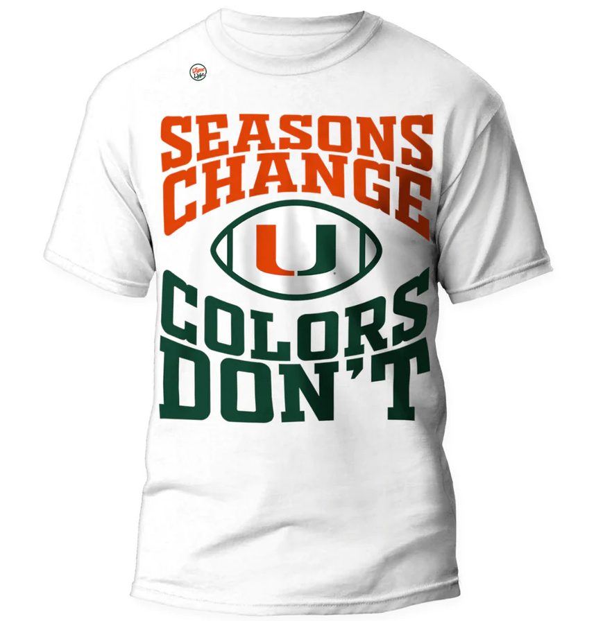 Miami Hurricanes Dyme Lyfe Loyalty T-Shirt - White