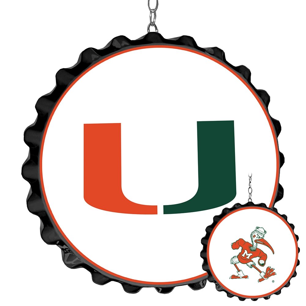 Miami Hurricanes Bottle Cap Dangler - The Fan-Brand