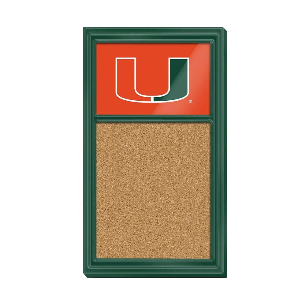 Miami Hurricanes Cork Note Board - The Fan-Brand