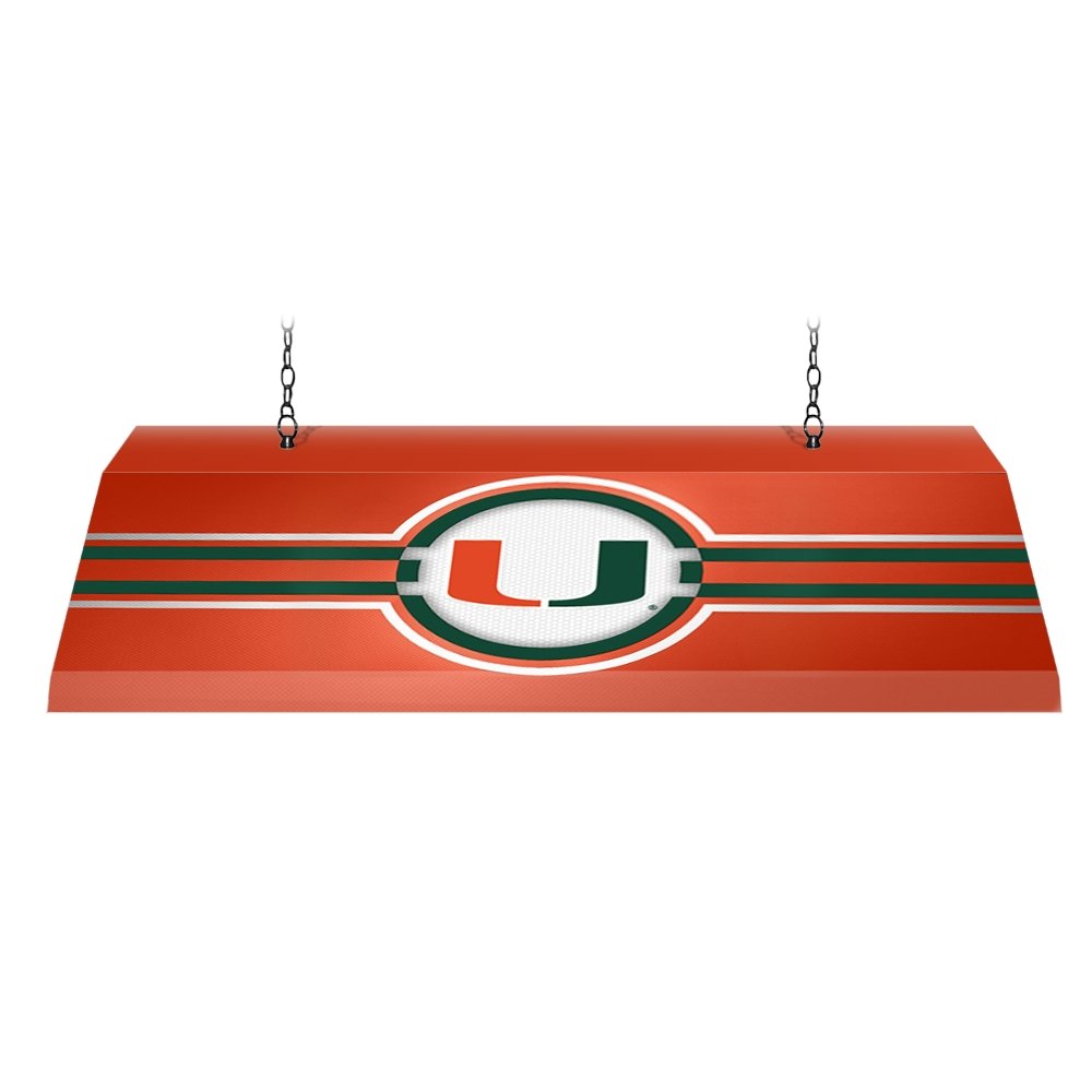 Miami Hurricanes Edge Glow Pool Table Light - The Fan-Brand