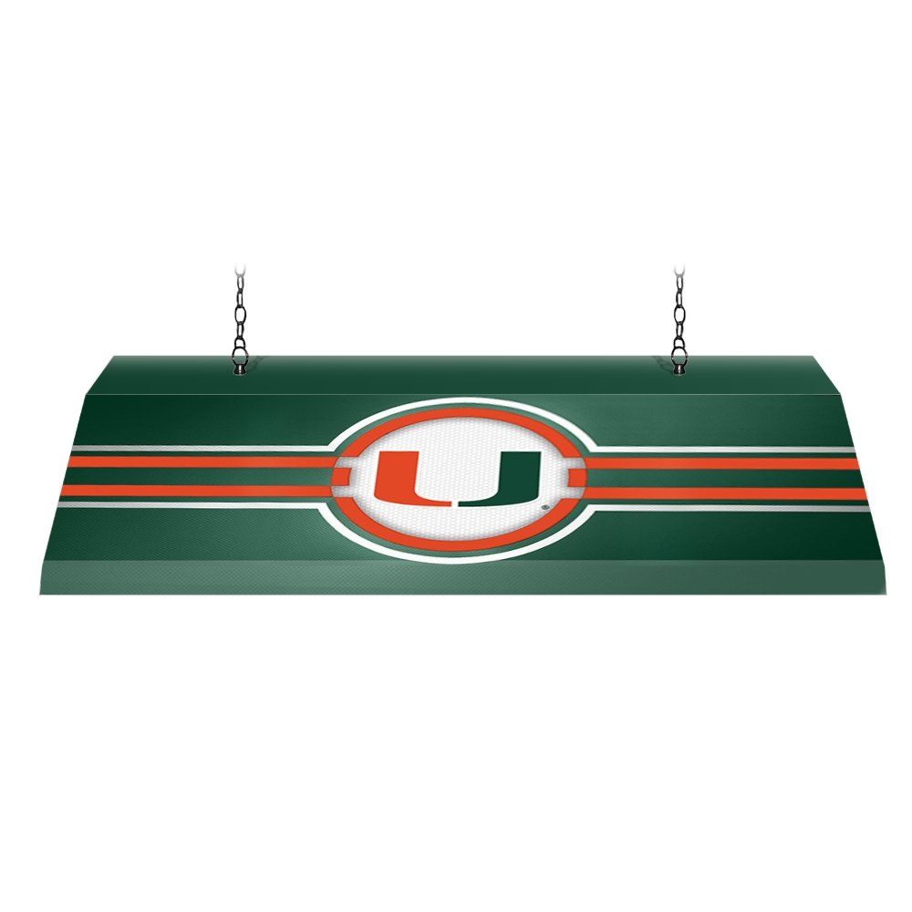 Miami Hurricanes Edge Glow Pool Table Light - The Fan-Brand