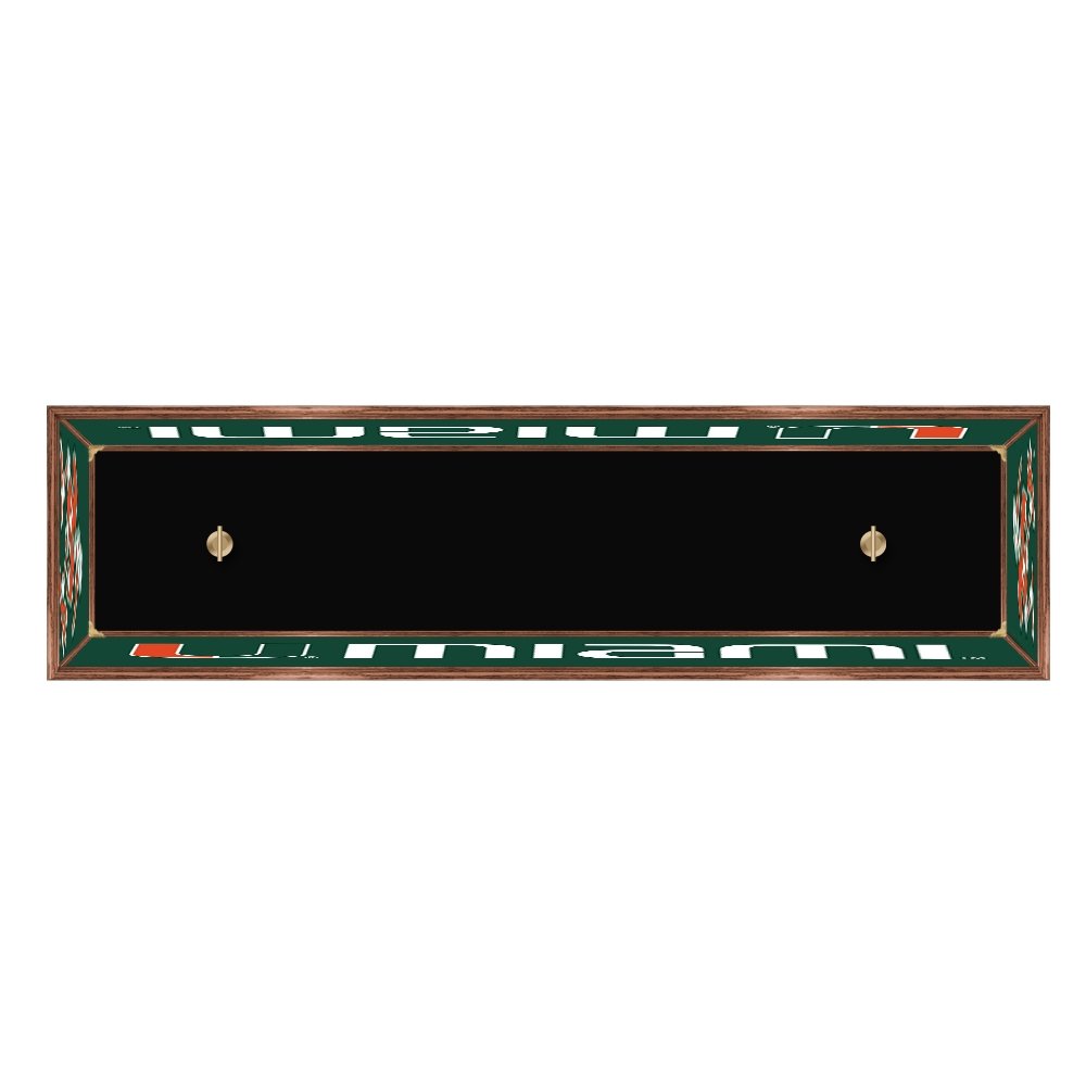 Miami Hurricanes Premium Wood Pool Table Light - The Fan-Brand