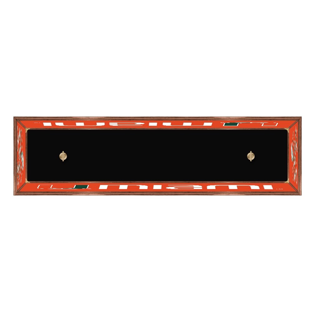 Miami Hurricanes Premium Wood Pool Table Light - The Fan-Brand