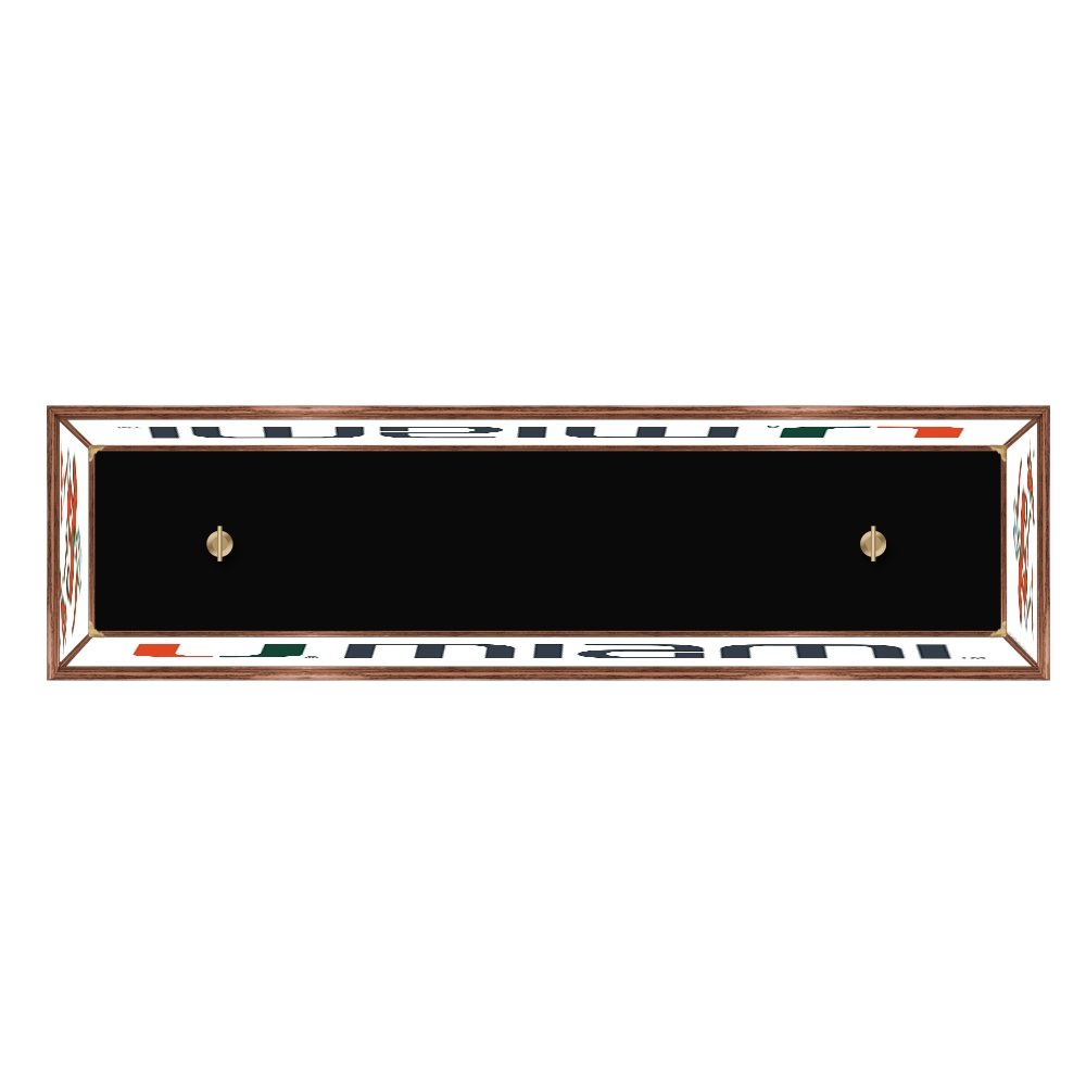 Miami Hurricanes Premium Wood Pool Table Light - The Fan-Brand