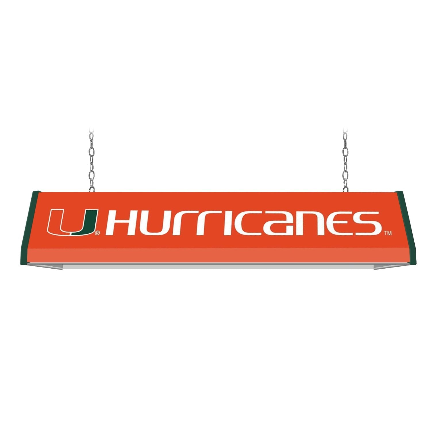 Miami Hurricanes Standard Pool Table Light - The Fan-Brand