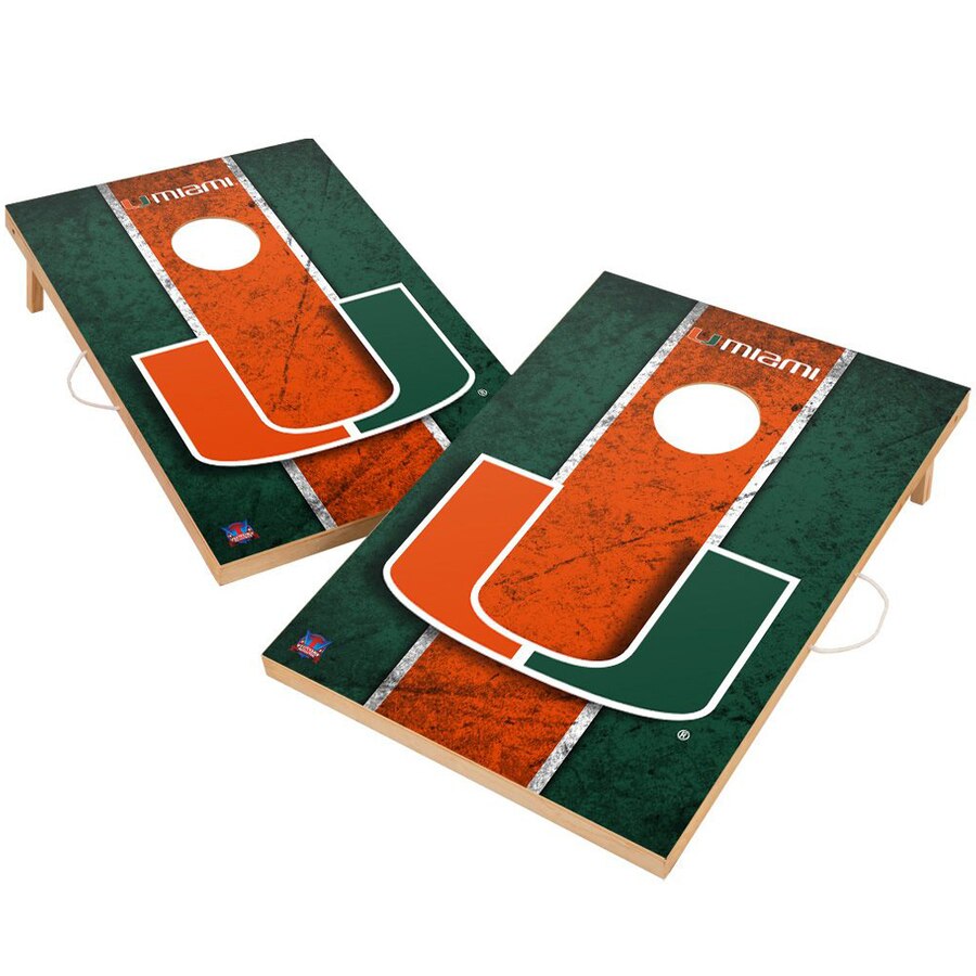 Miami Hurricanes Corn Hole Game - 2 x 3’