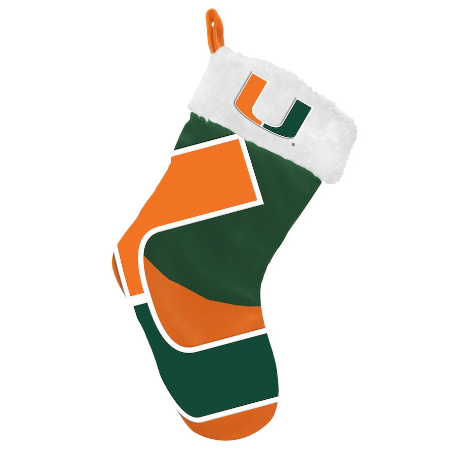 Miami Hurricanes Christmas Stocking