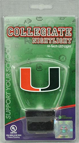 Miami Hurricanes Collegiate Nightlight