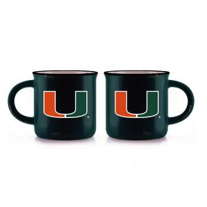 Miami Hurricanes New Bone China Mug Vintage Shape - 12 oz