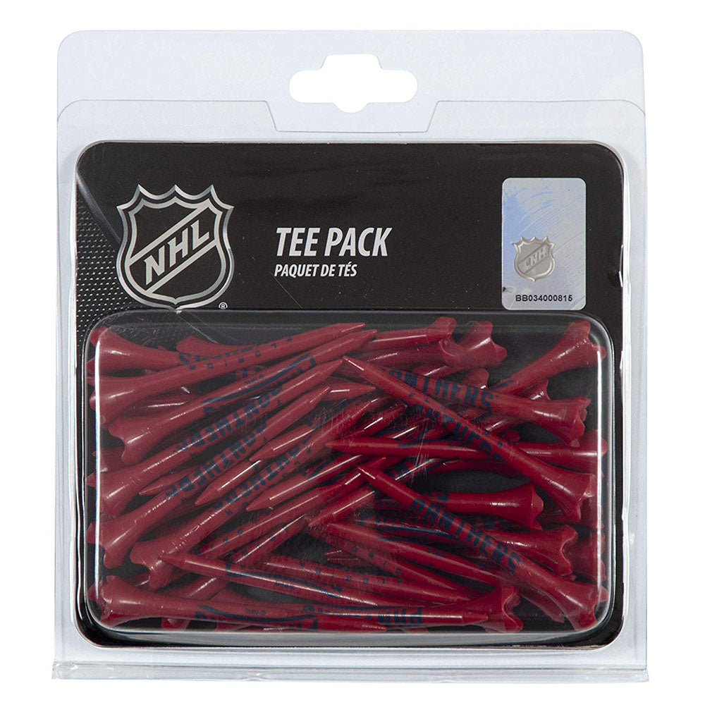 Florida Panthers Golf Tee Pack - 40 Tees
