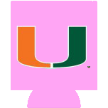 Miami Hurricanes Can Hugger - Pink - CanesWear at Miami FanWear Tailgate Gear JayMac Sports CanesWear at Miami FanWear