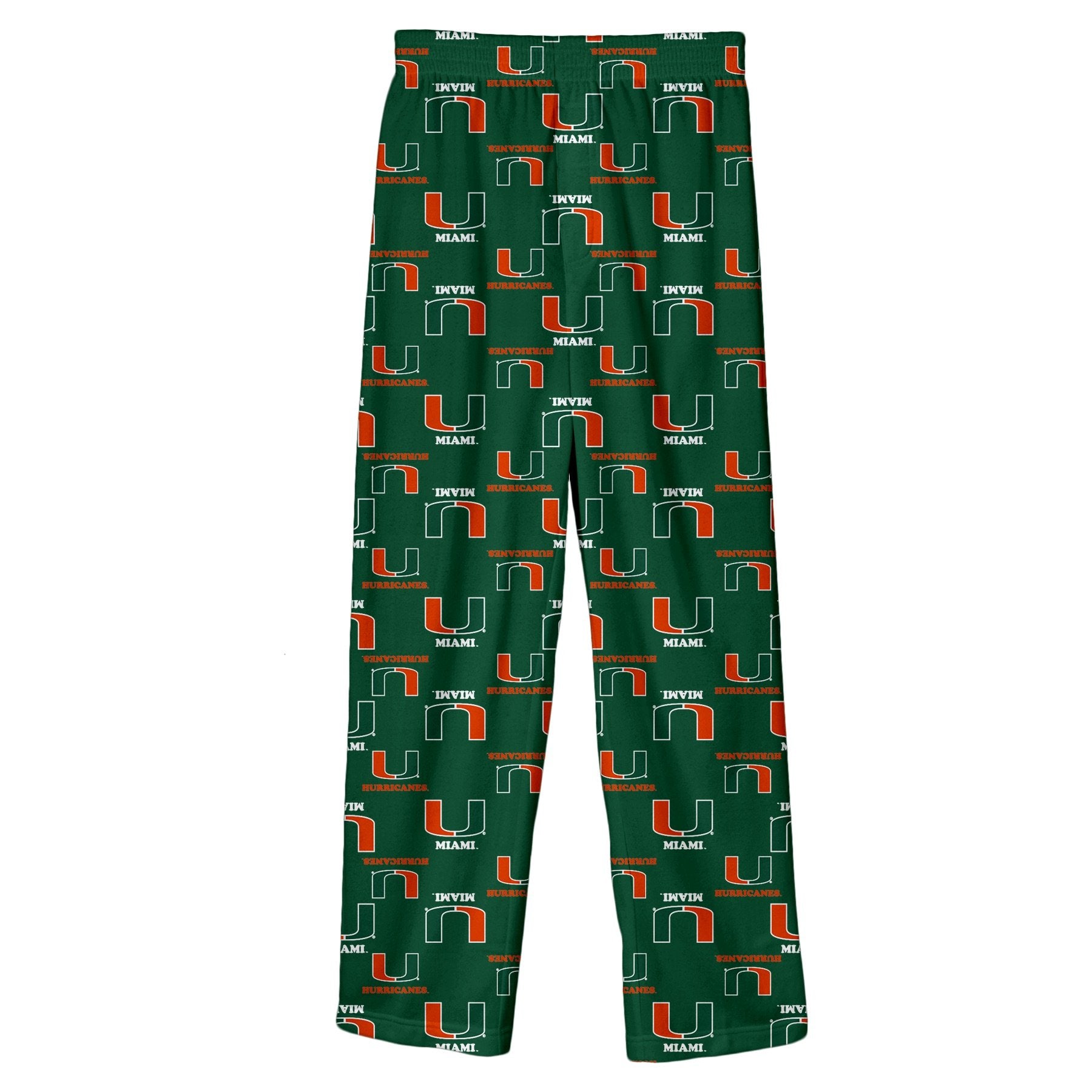 Miami Hurricanes Youth Team Spirit Sleeper Pajama Pants