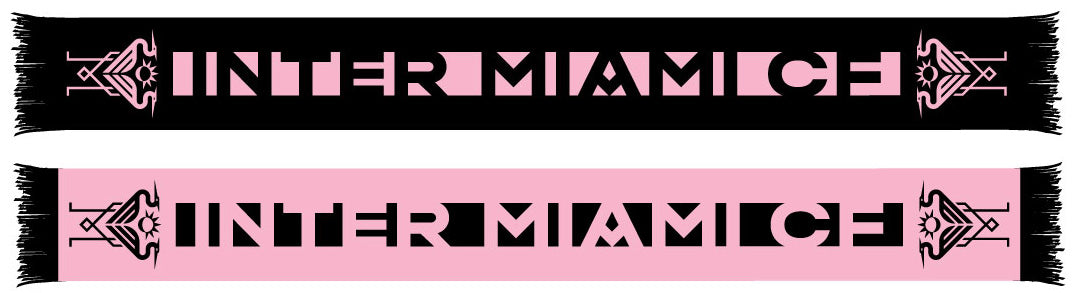 Inter Miami CF MLS Ruffneck Soccer Summer Scarf - Tonal Wordmark