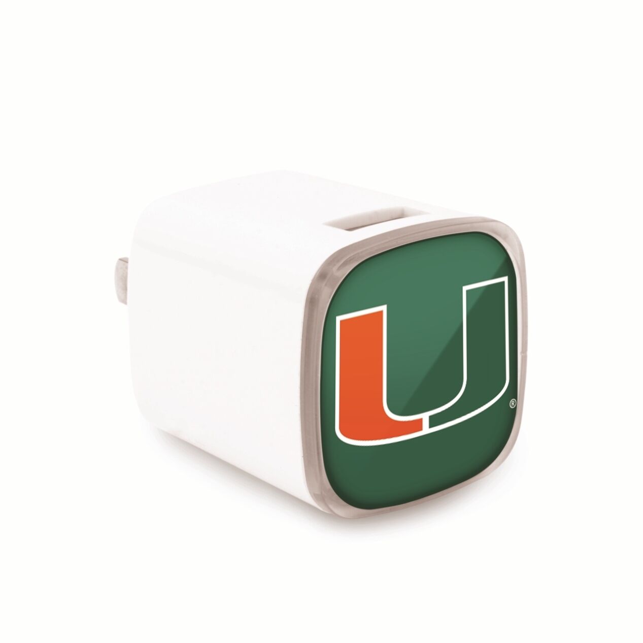 Miami Hurricanes Dual USB Wall Charger