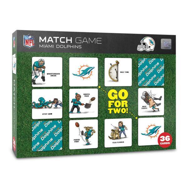 Miami Dolphins Memory Match Game