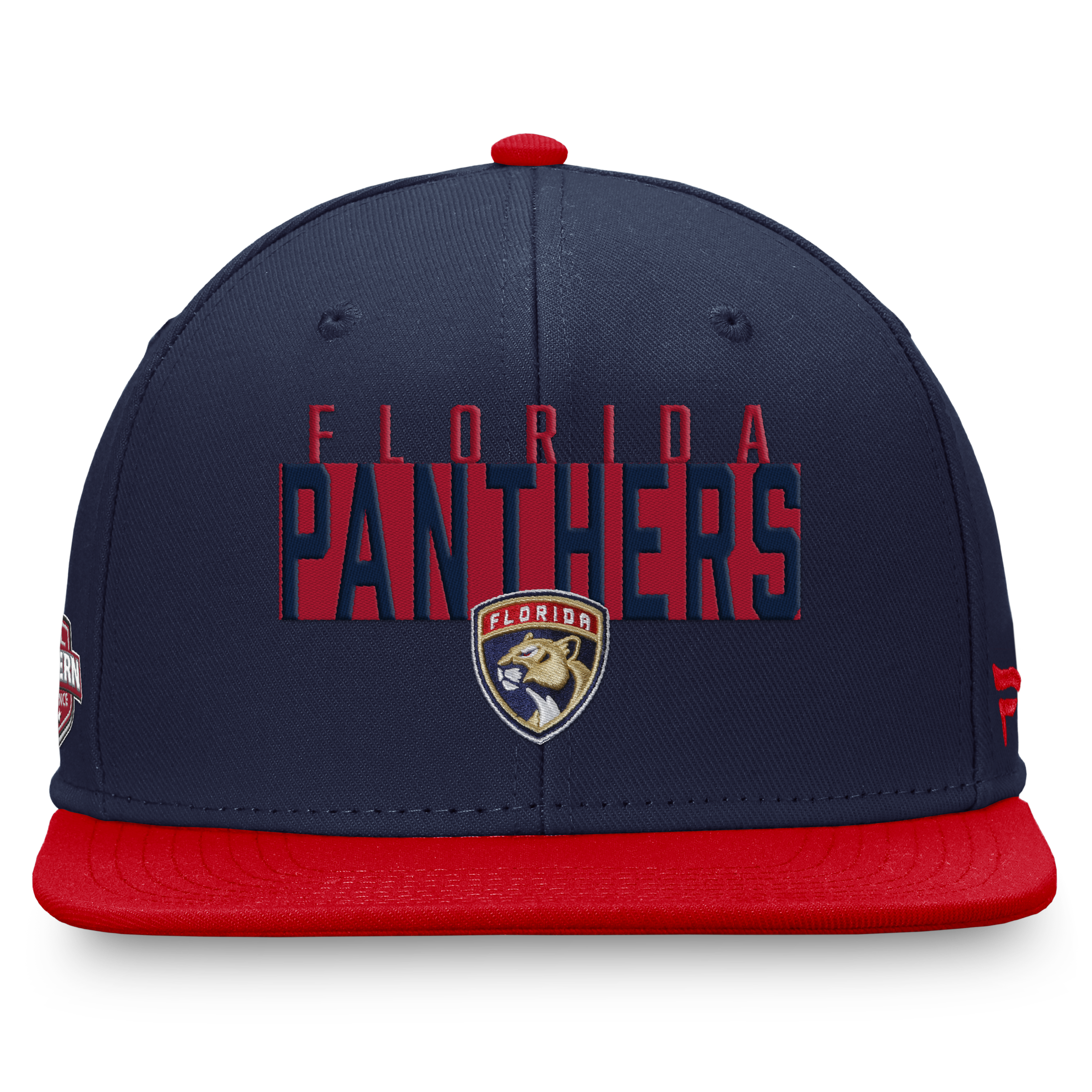 Florida Panthers Fanatics Bold Stencil Snapback Hat - Navy