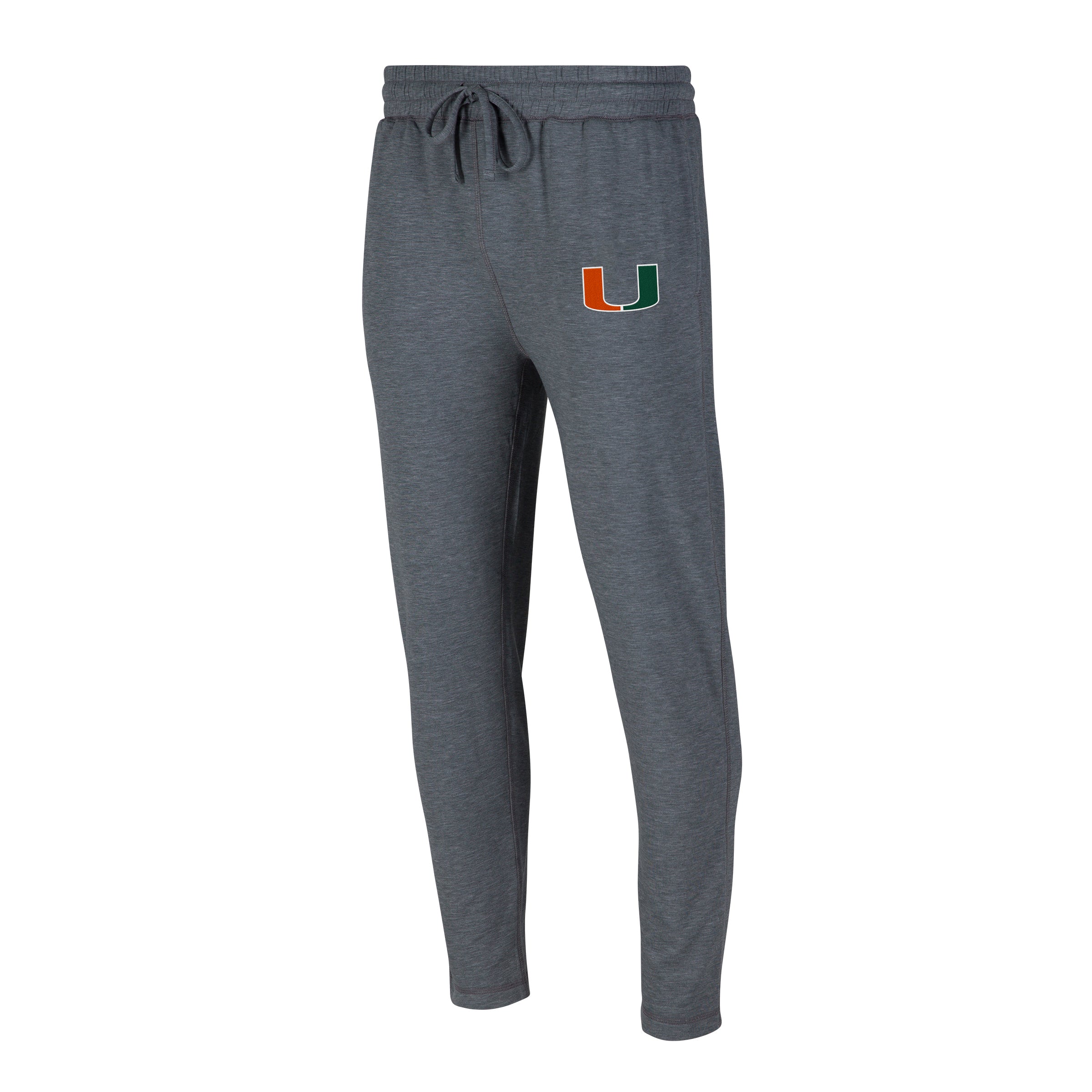 Miami Hurricanes Concepts Sport Powerplay Fleece Pants - Charcoal