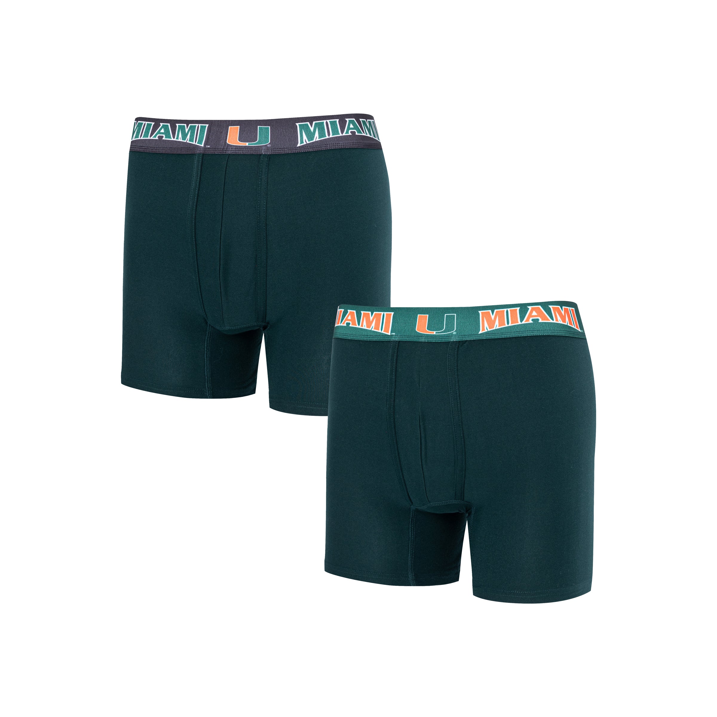 Miami Hurricanes Breakthrough Boxer Briefs - 2 Pack