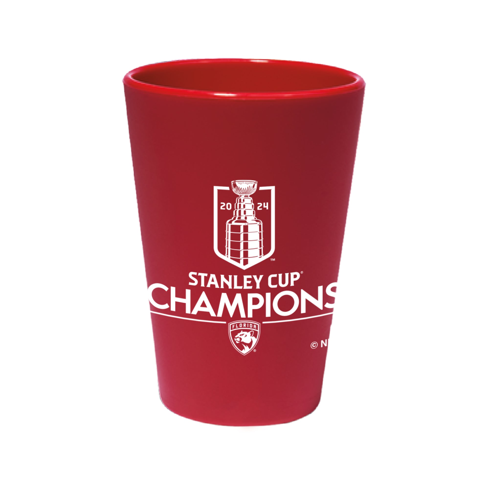 Florida Panthers 2024 Stanley Cup Champions Silicone Shot Glass - 1.5oz
