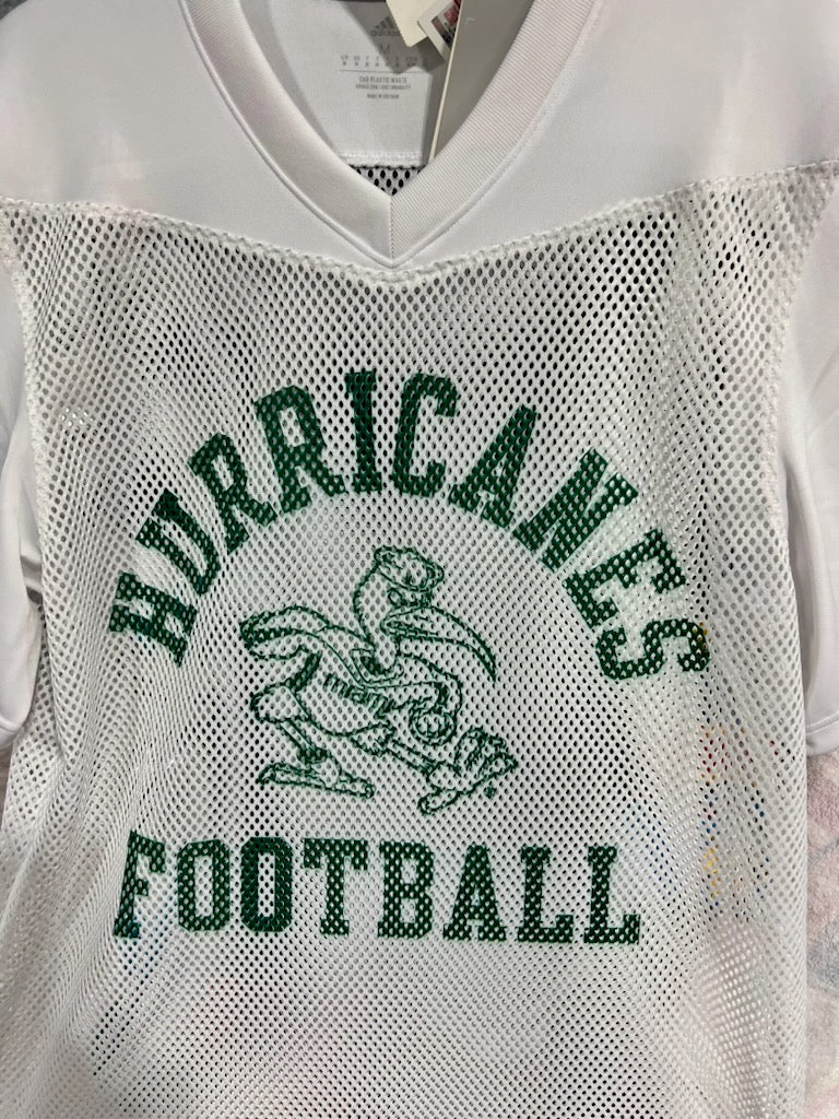 Vintage University Of Miami Mesh Practice Jersey