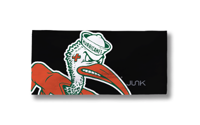 Miami Hurricanes Headband Sebastian Ibis - Black