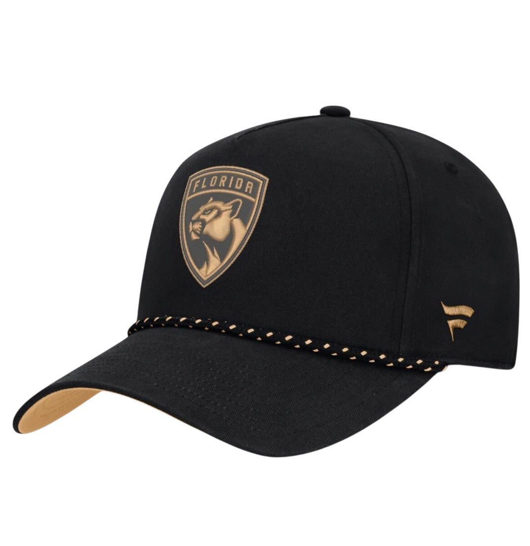Florida Panthers Fanatics Military Appreciation Adjustable Rope Hat - Black