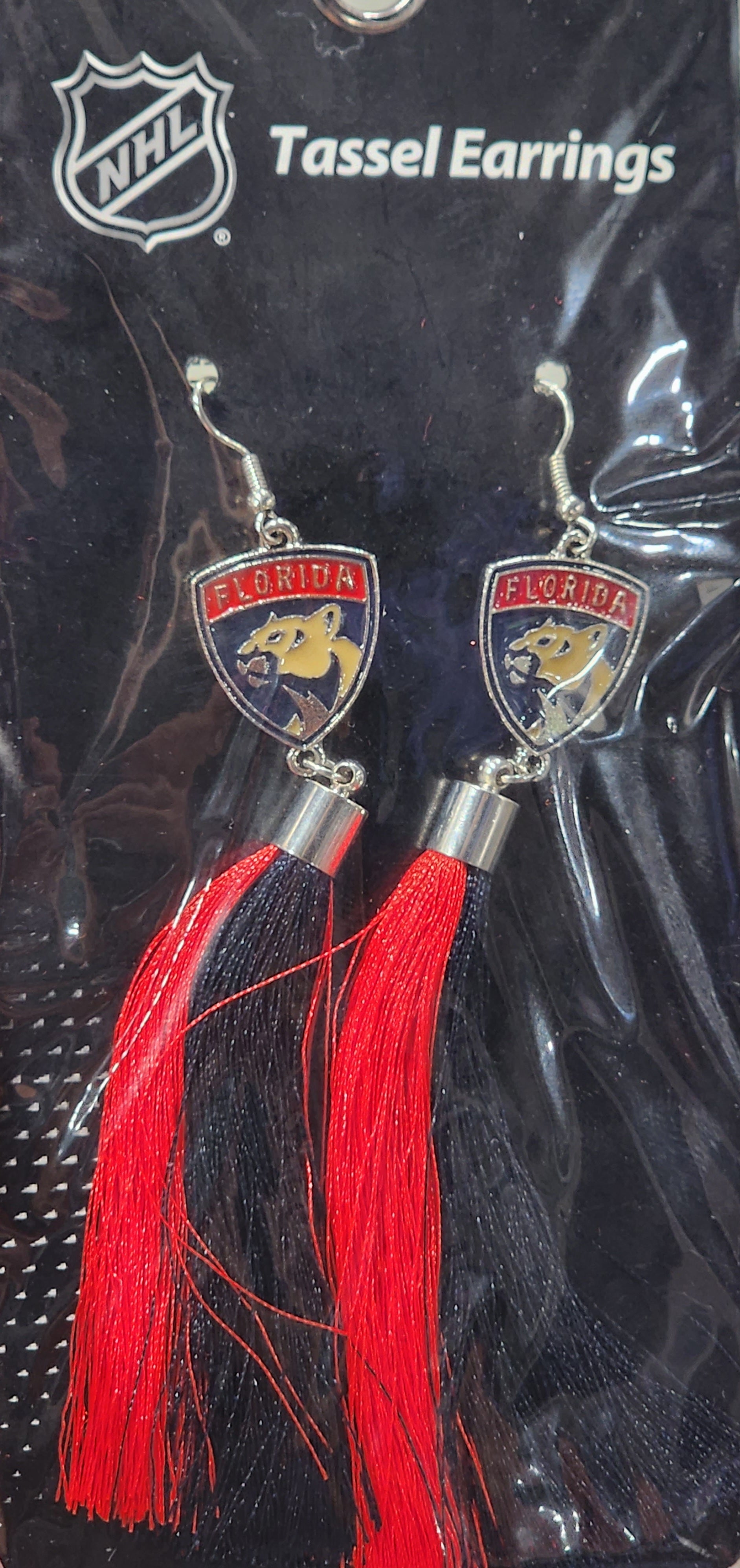Florida Panthers Tassel Earrings