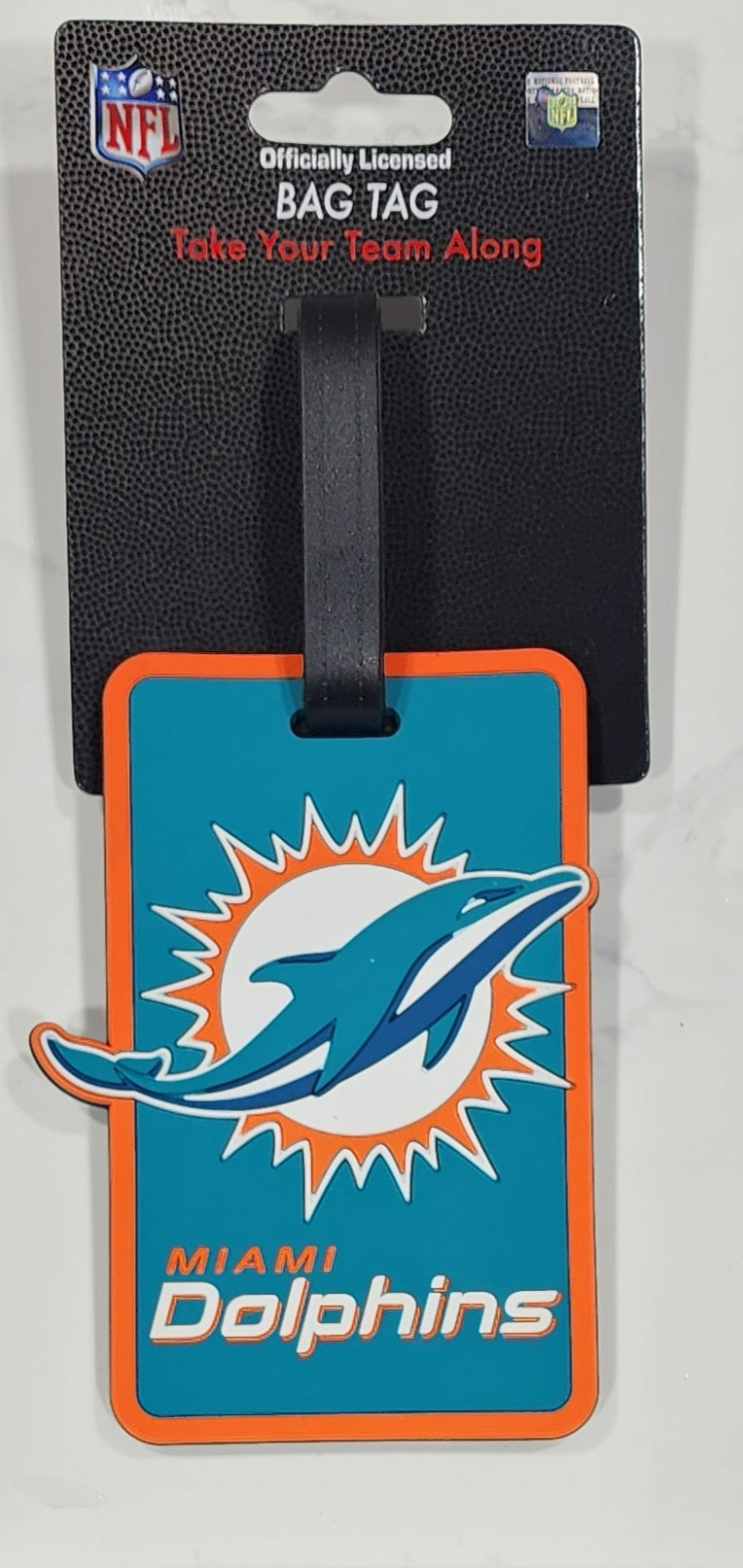 Miami Dolphins Luggage Bag Tag