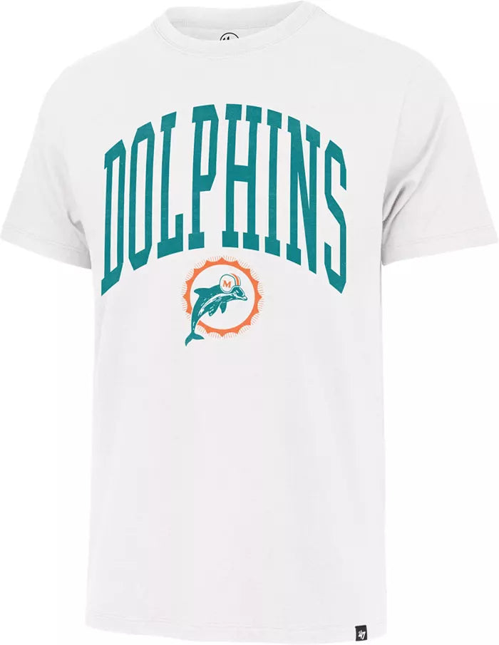 Miami Dolphins 47 Brand Win Win Historic Franklin T-Shirt - White