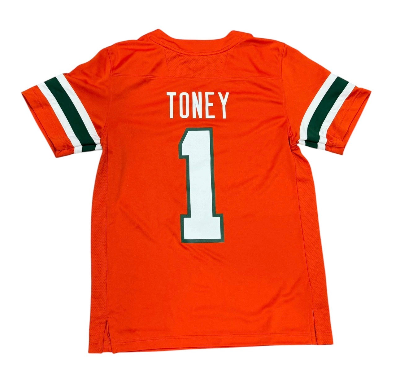Miami Hurricanes Malachi Toney Premier Jersey #1 - Orange