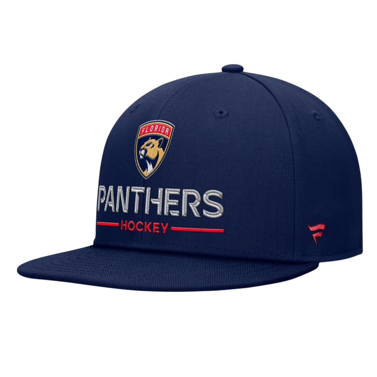 Florida Panthers Fanatics Authentic Pro Rink Snapback Flat Brim Hat - Navy