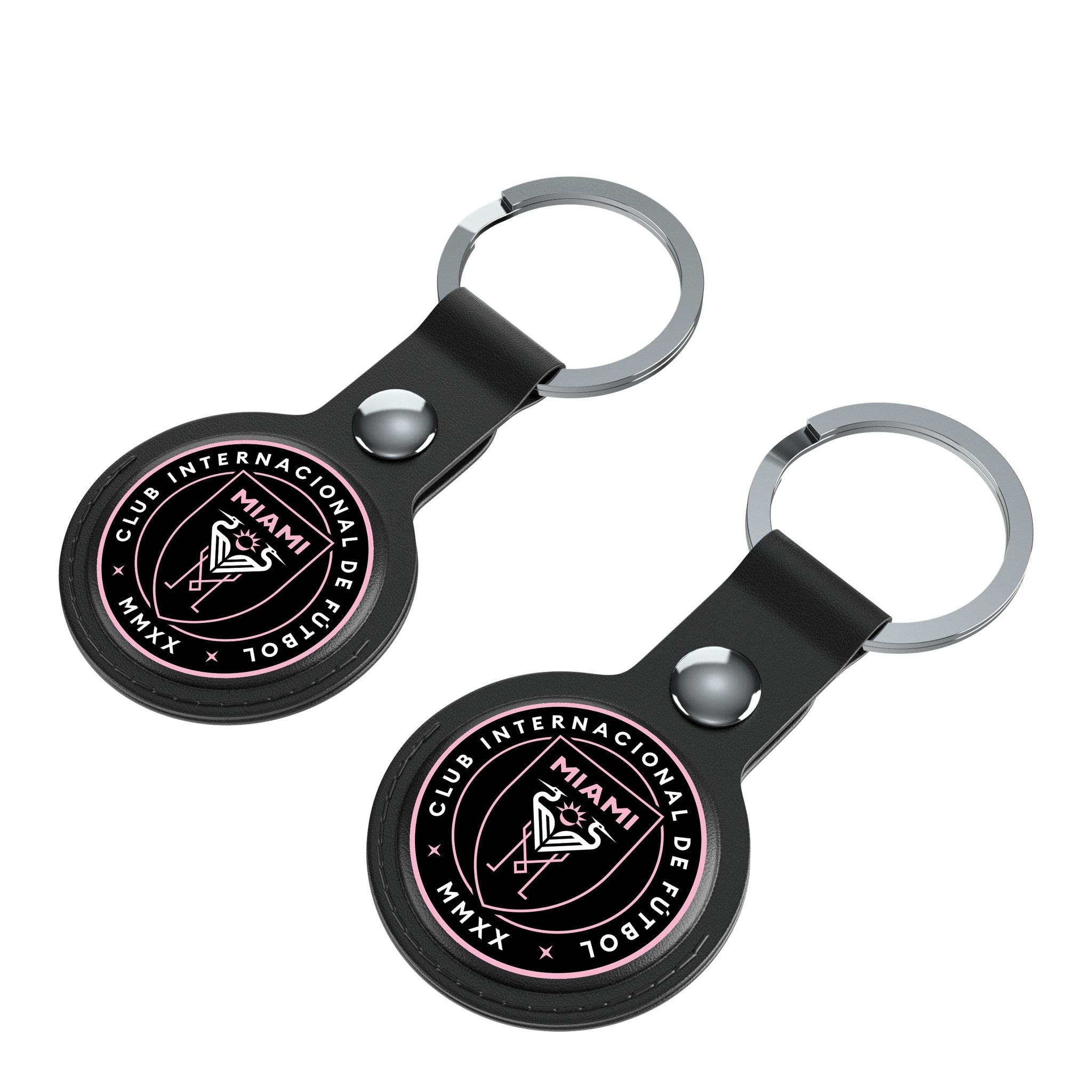 Inter Miami CF  Insignia Black Airtag Holder 2-Pack