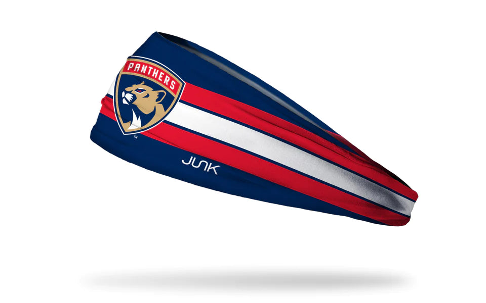 Florida Panthers JUNK Jersey Striped Headband
