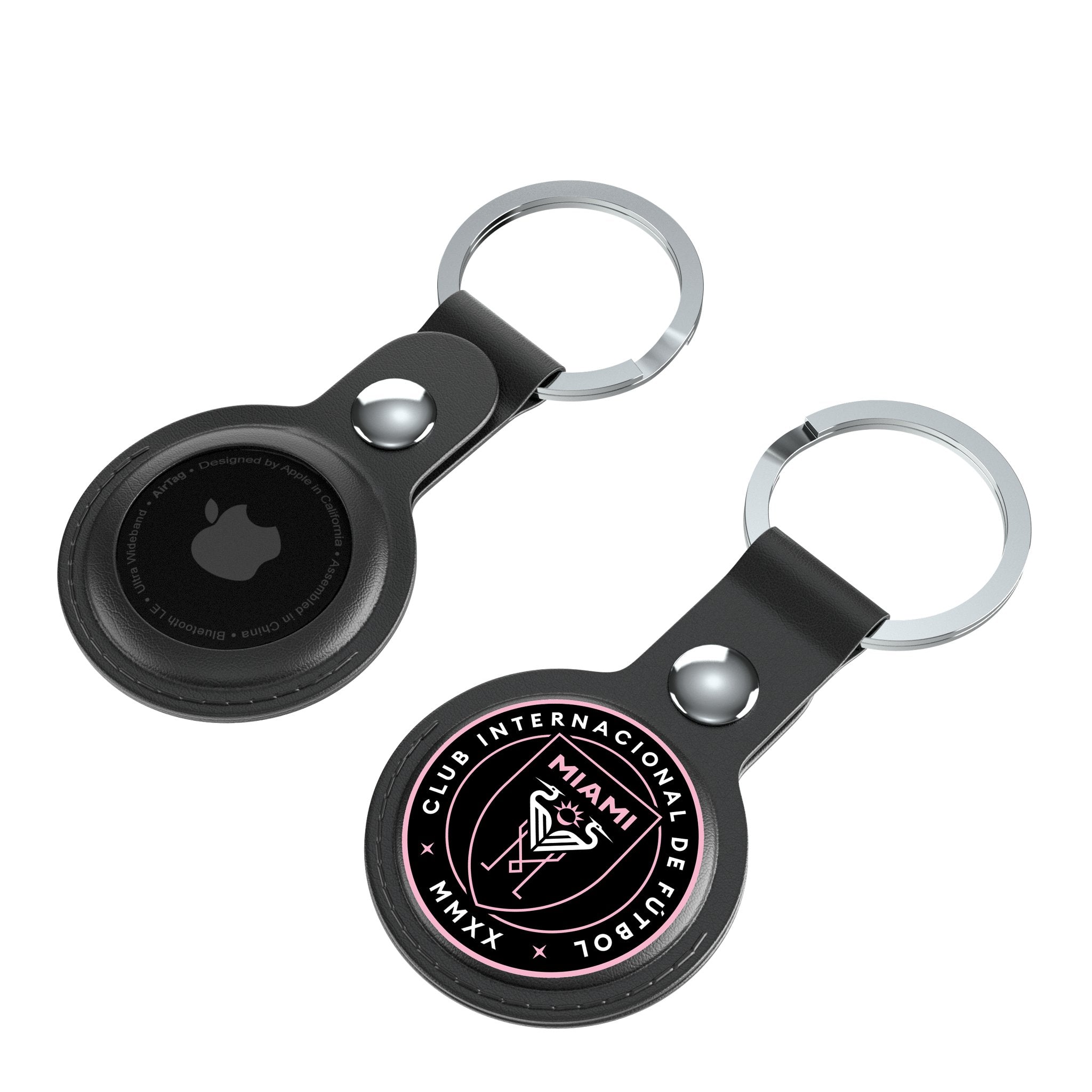 Inter Miami CF  Insignia Black Airtag Holder 2-Pack