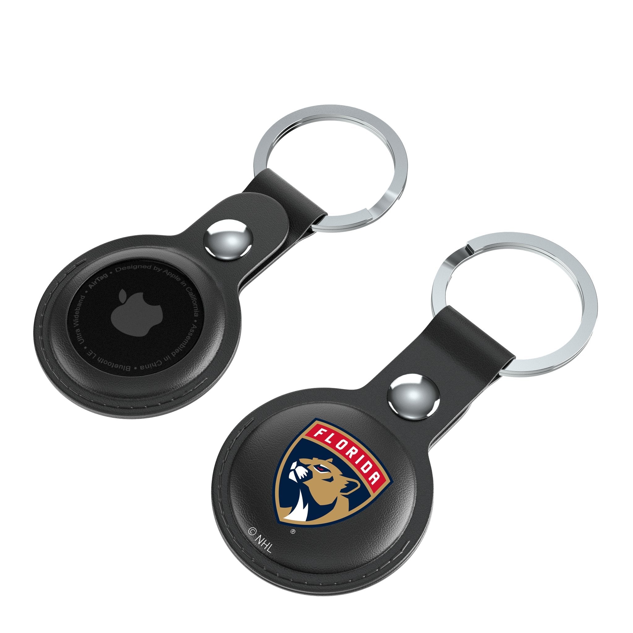Florida Panthers Insignia Black Airtag Holder 2-Pack
