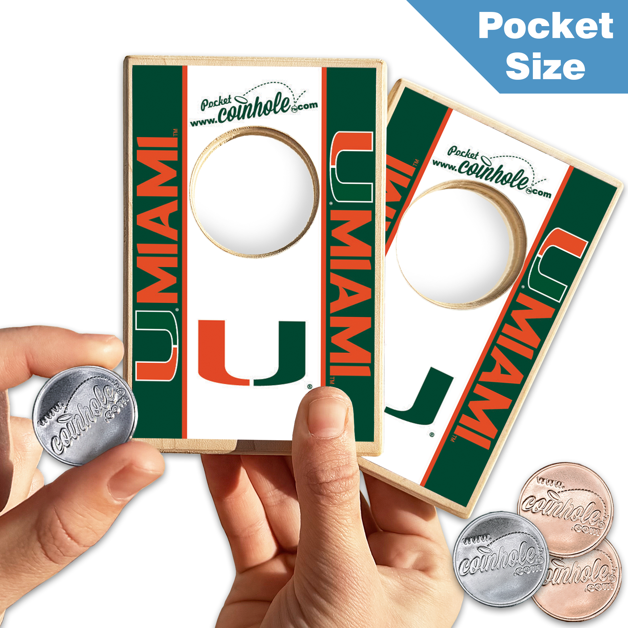 University of Miami POCKET Coinhole®